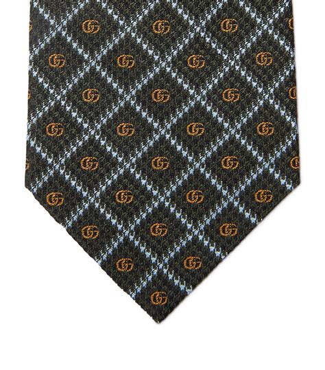 mens blue gucci tie|gucci tie outlet.